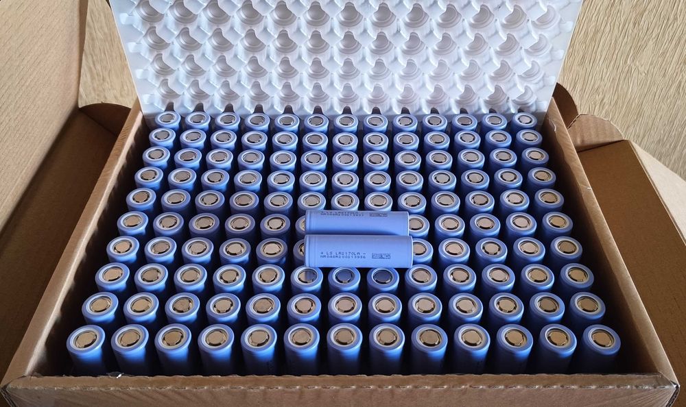 Нові акумулятори Lishen LR2170LA 4000 mAh 45А 21700 Grade A 11/2024рік