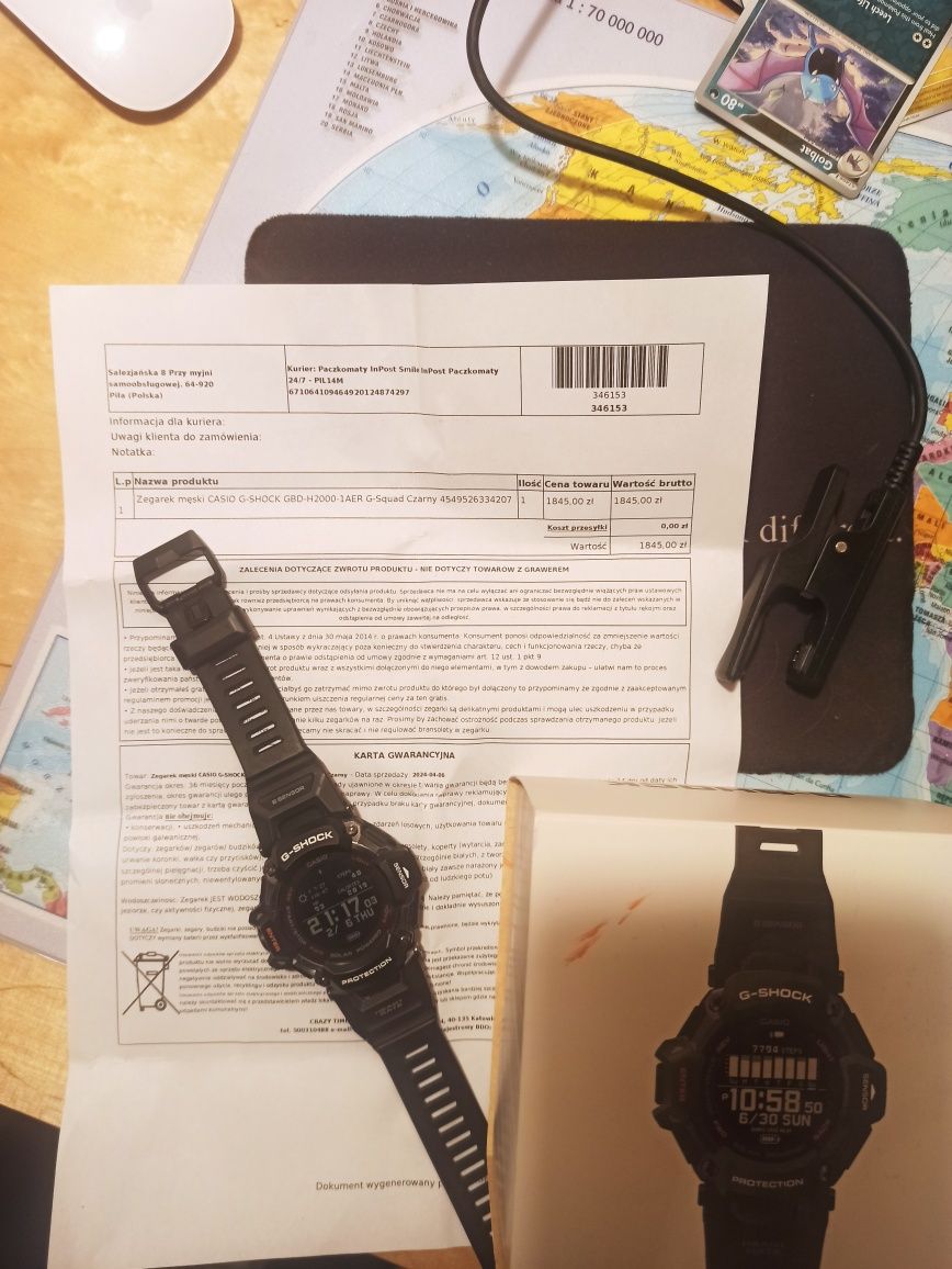G-shock gbd h2000 na gwarancji