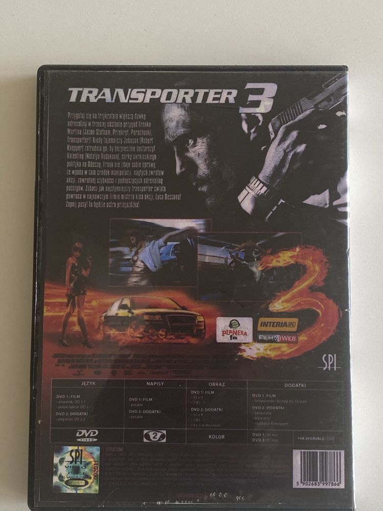 Transporter 3 dvd filmy