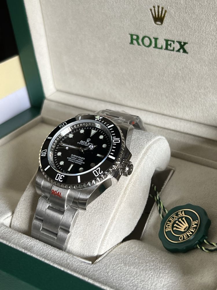 Rolex Submariner No Date Clássico Silver/Black