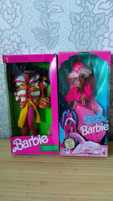 Кукла Барби Barbie Коллекционная Винтаж Benetton Mattel лот