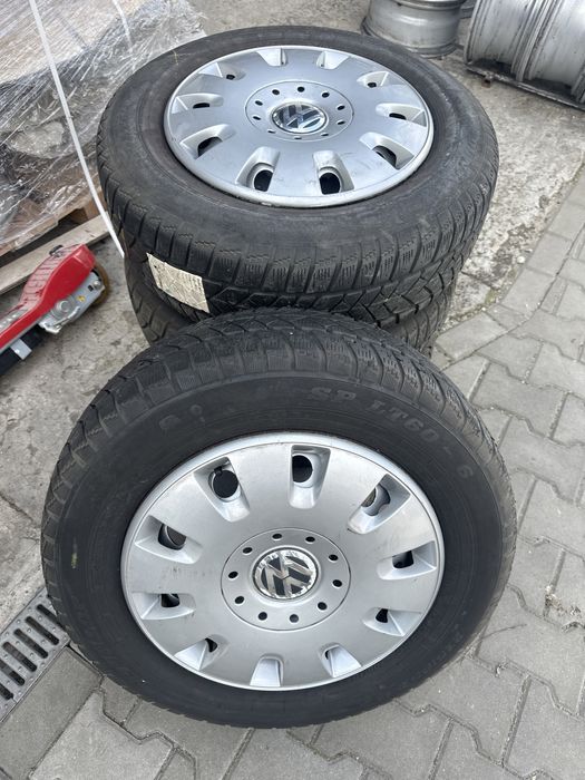 Kola zimowe vw t5 kmpletne 215/65r16c dunlop