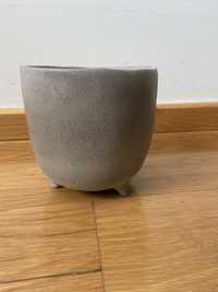 Vaso cinzento 14x14 cm