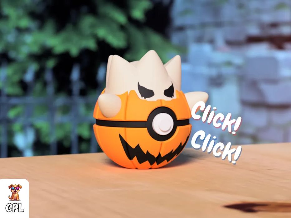 Poké Ball Halloween Togepi Abóbora