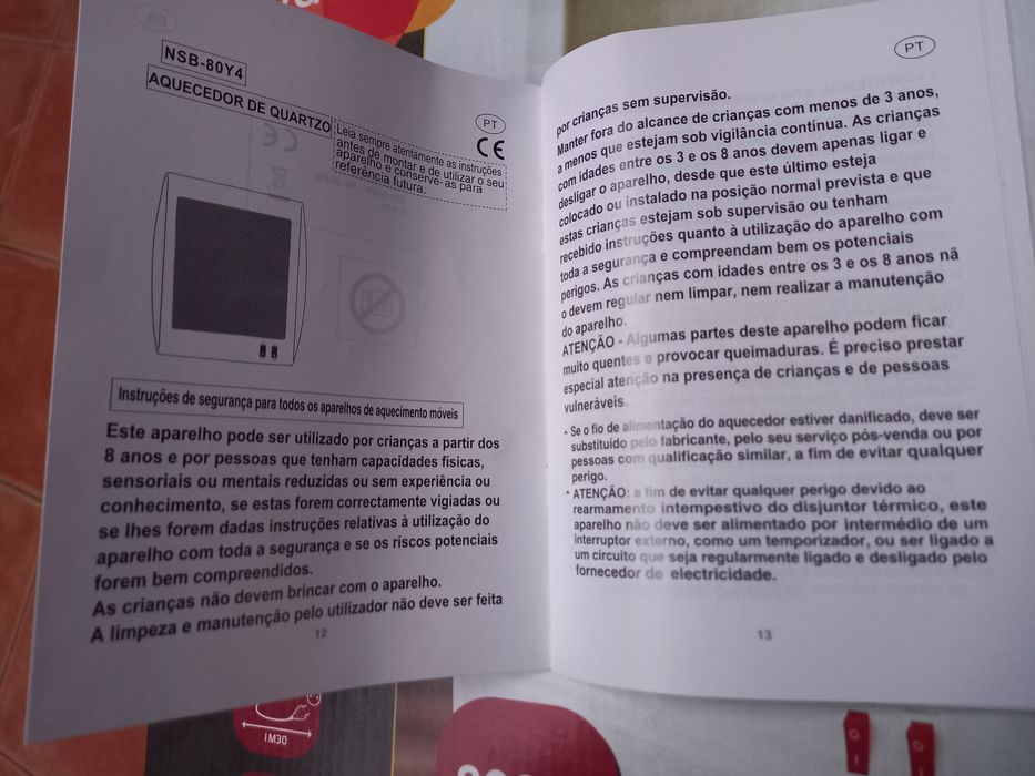 Aquecedor halogéneo, pequeno,