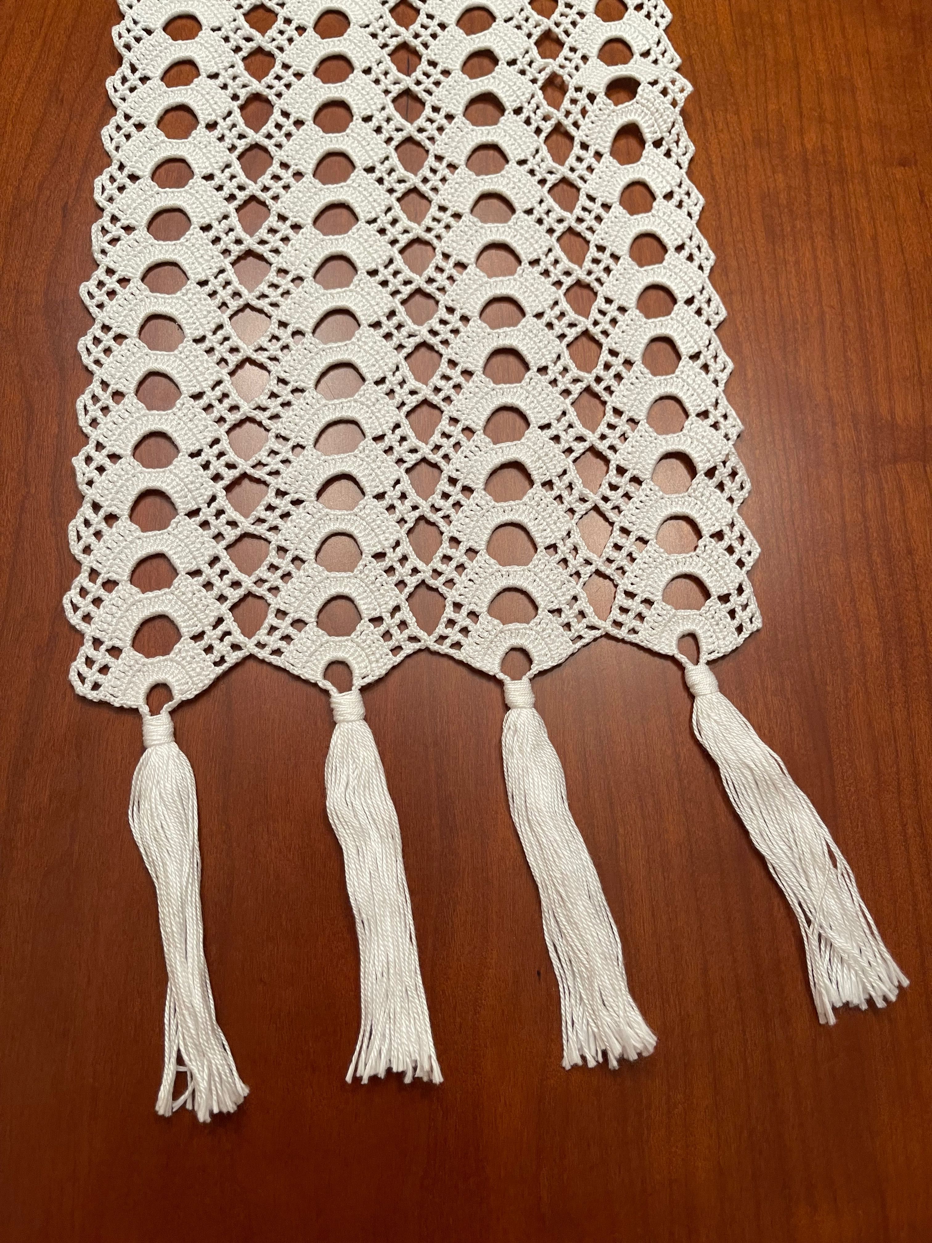 Conjunto naperons em renda
