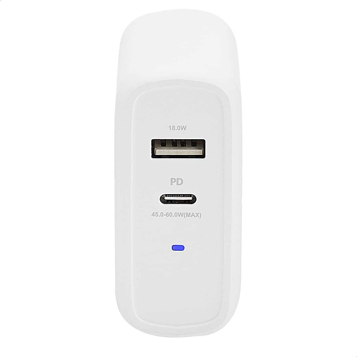 Ładowarka 2XUSB telefon laptop GaN USB C PD 63W 5V 9V 15V 3A 20V 2,25A