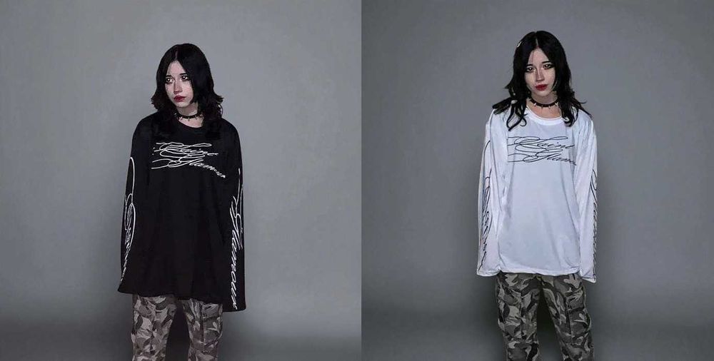 Архив лонгслив - CALLIGRAPHIC SWORD longsleeve | opium, лонг, y2k