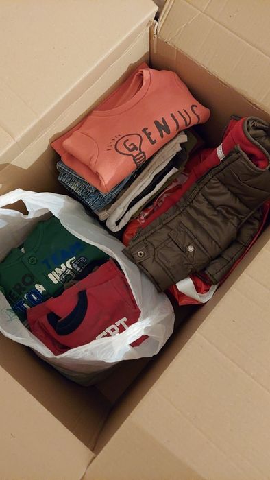 Duży zestaw ubrań dla chłopca od 6 m-cy