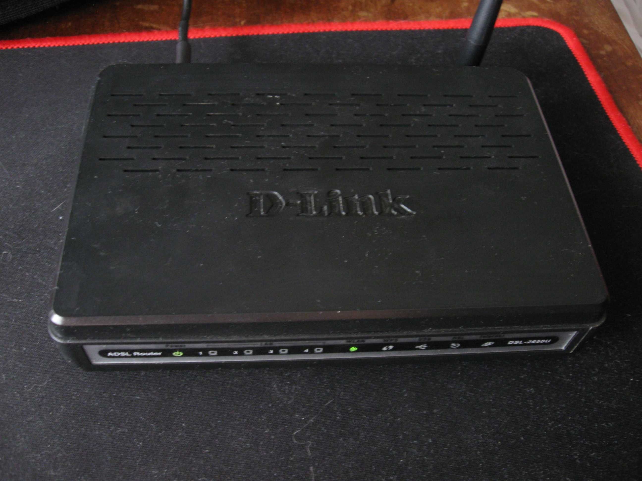 D-Link DSL-2650U WiFi роутер маршрутизатор модем ADSL