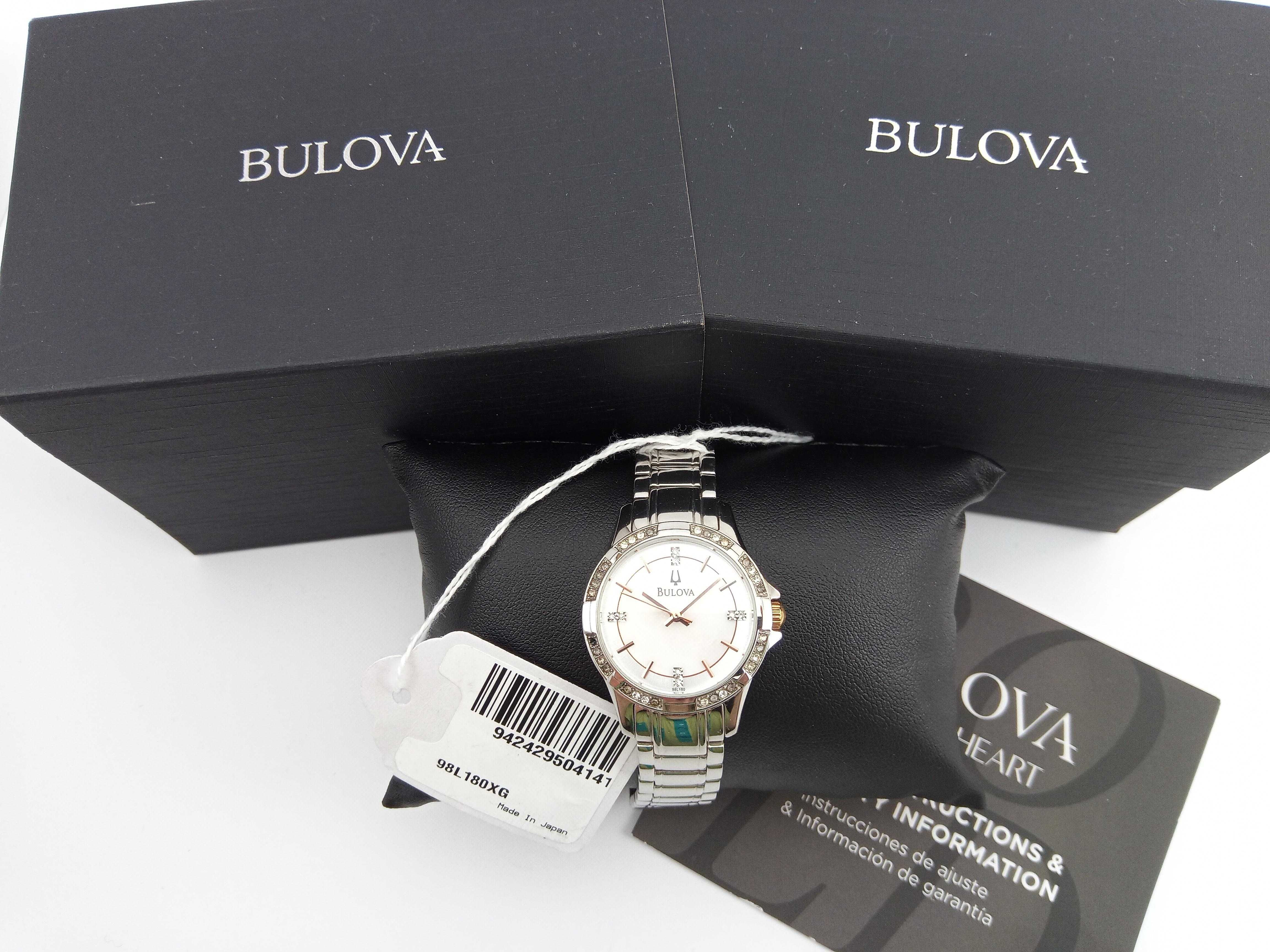 Женские часы, камни Swarovski - Bulova 98L180 Чудесный подарок девушке