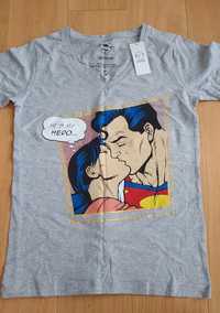Superman - nowy t-shirt / koszulka - S