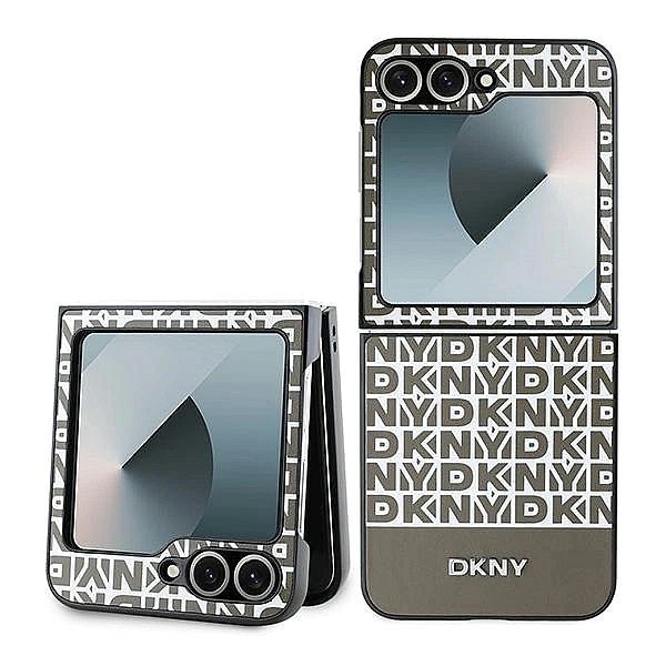 Etui DKNY Repeat Pattern Bottom Stripe na Samsung Galaxy Z Flip 6 - br