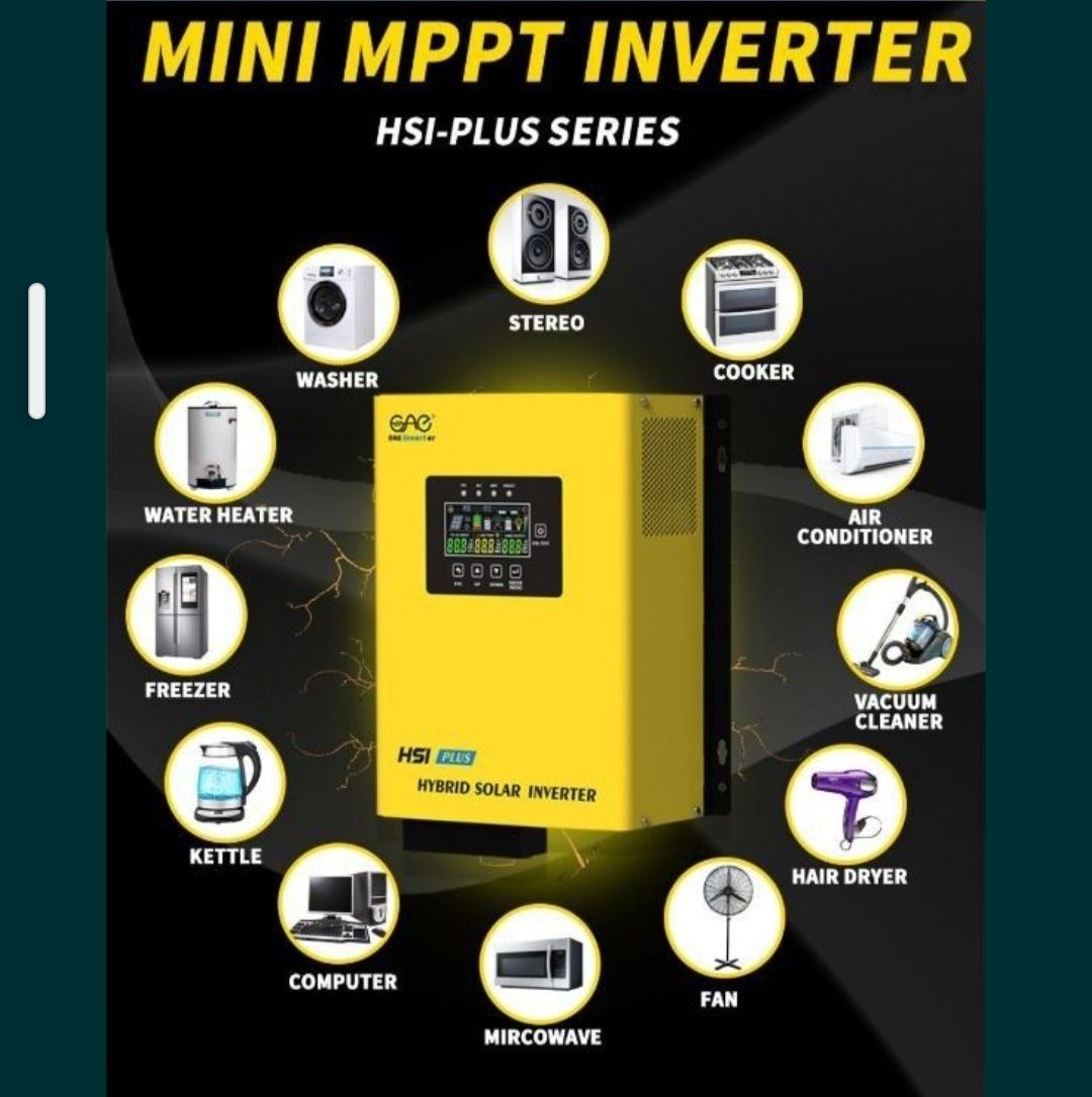 Инвертер солнечный 3.6 квт. пиковая мощность 11кг медный трансфооматор