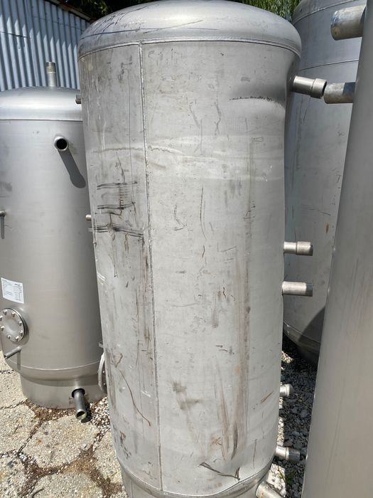 bojler z wężownicą  750 l nierdzewny ciśnieniowy hydrofor 11 bar