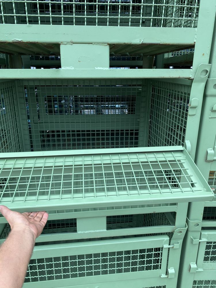 Gitterboxy giterbox kosze pojemniki skrzynie metalowe