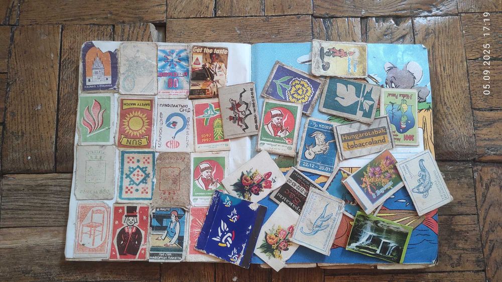 Обкладенки від сірникових коробок