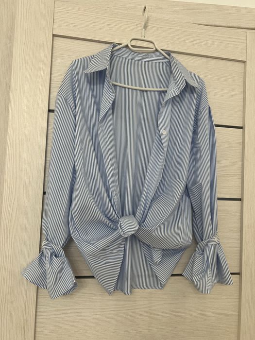 Сорочка голуба стильна