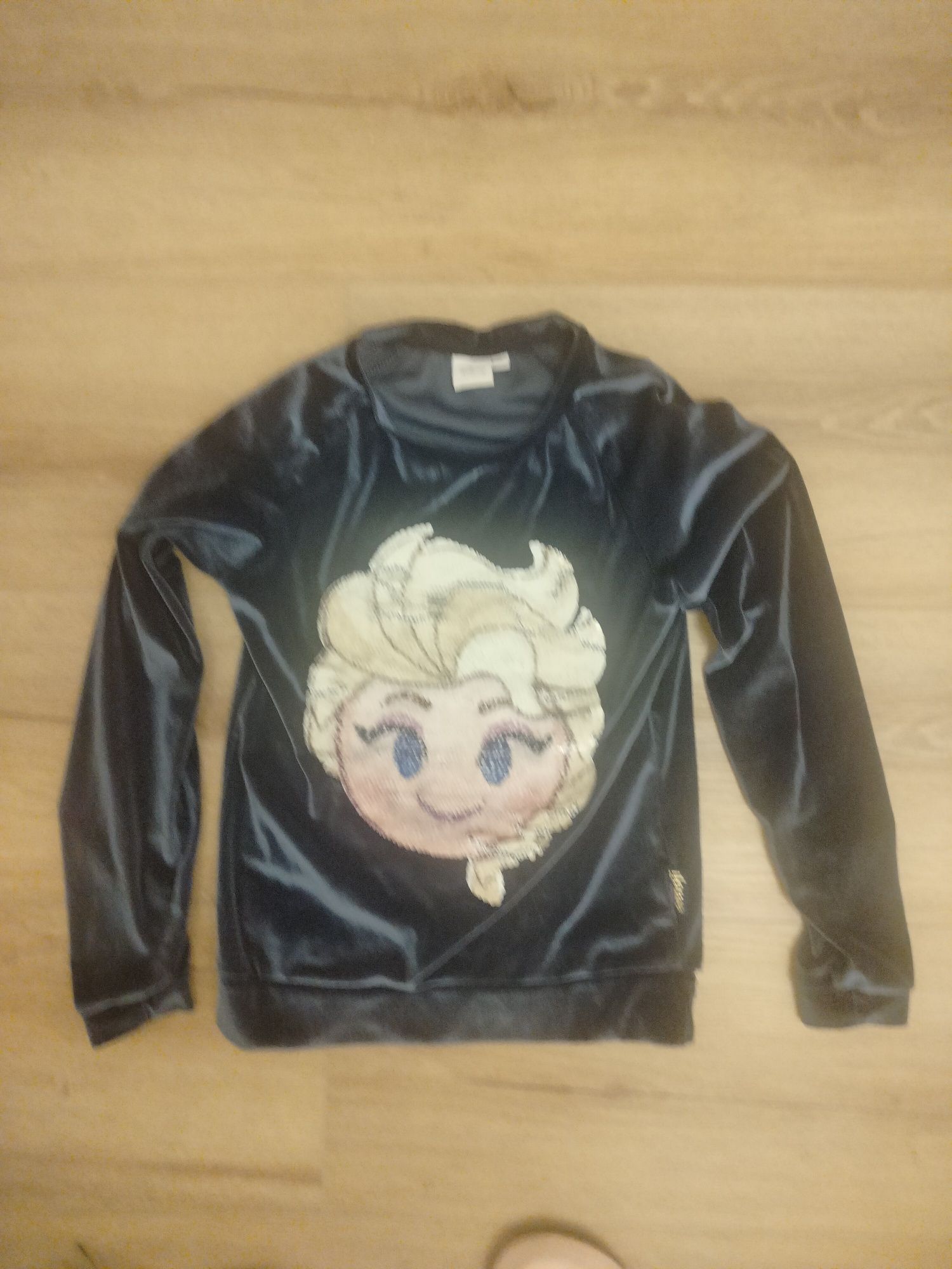 Bluza dziewczęca emoji cekiny Disney Kraina lodu 140 146