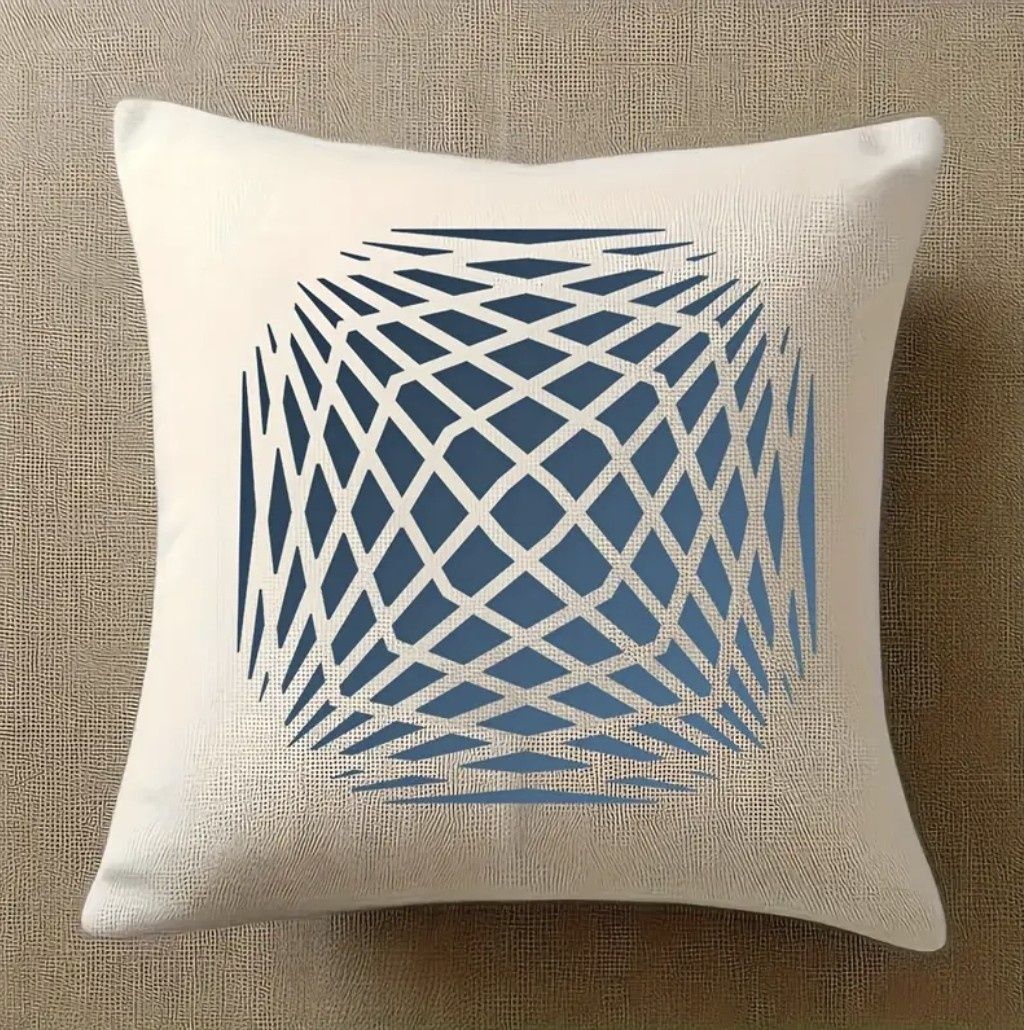 Szablon geometryczny, malarski, DIY, tynk ozdobny