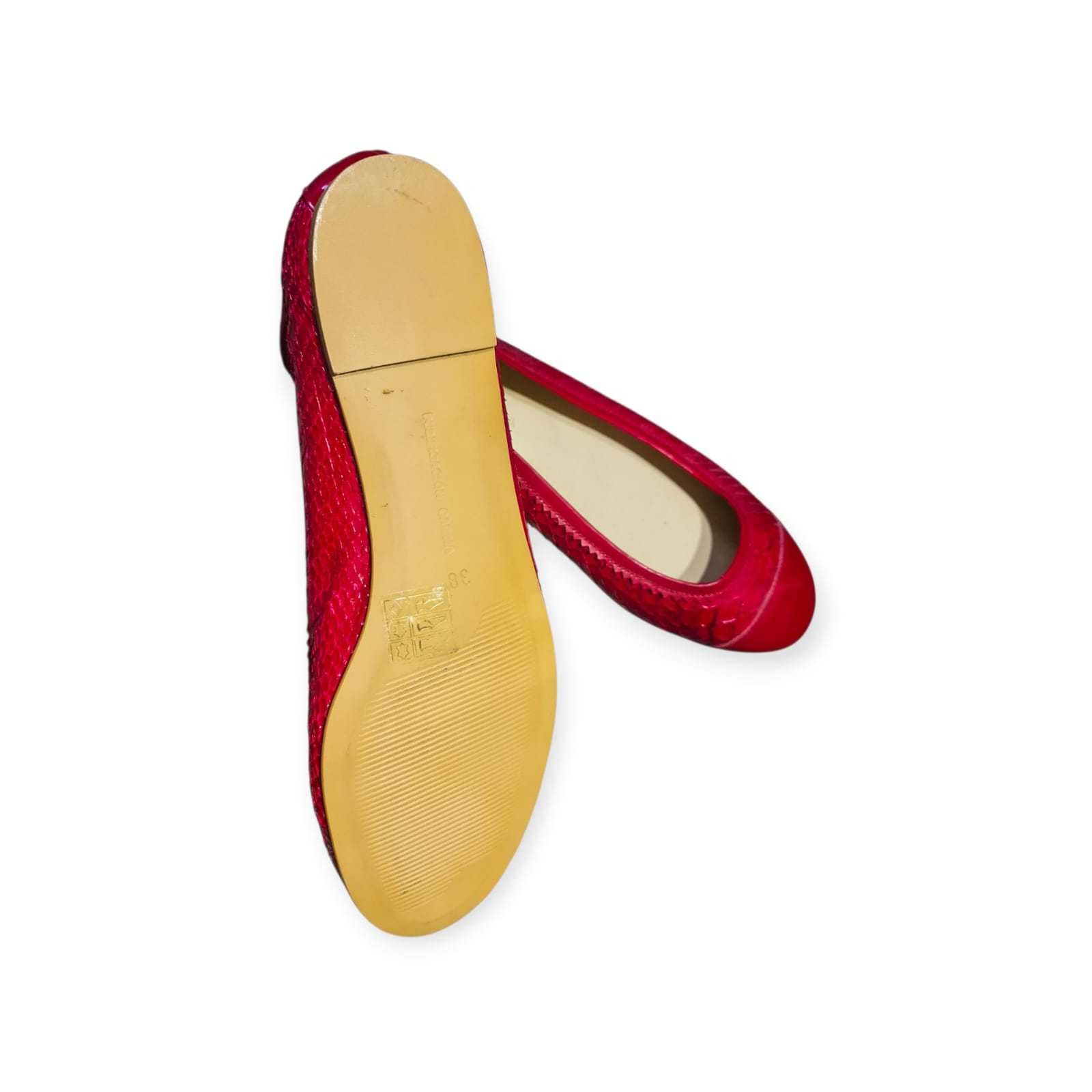Sapatilhas Femininas Purificación García – Vermelho Escama -Tamanho 38