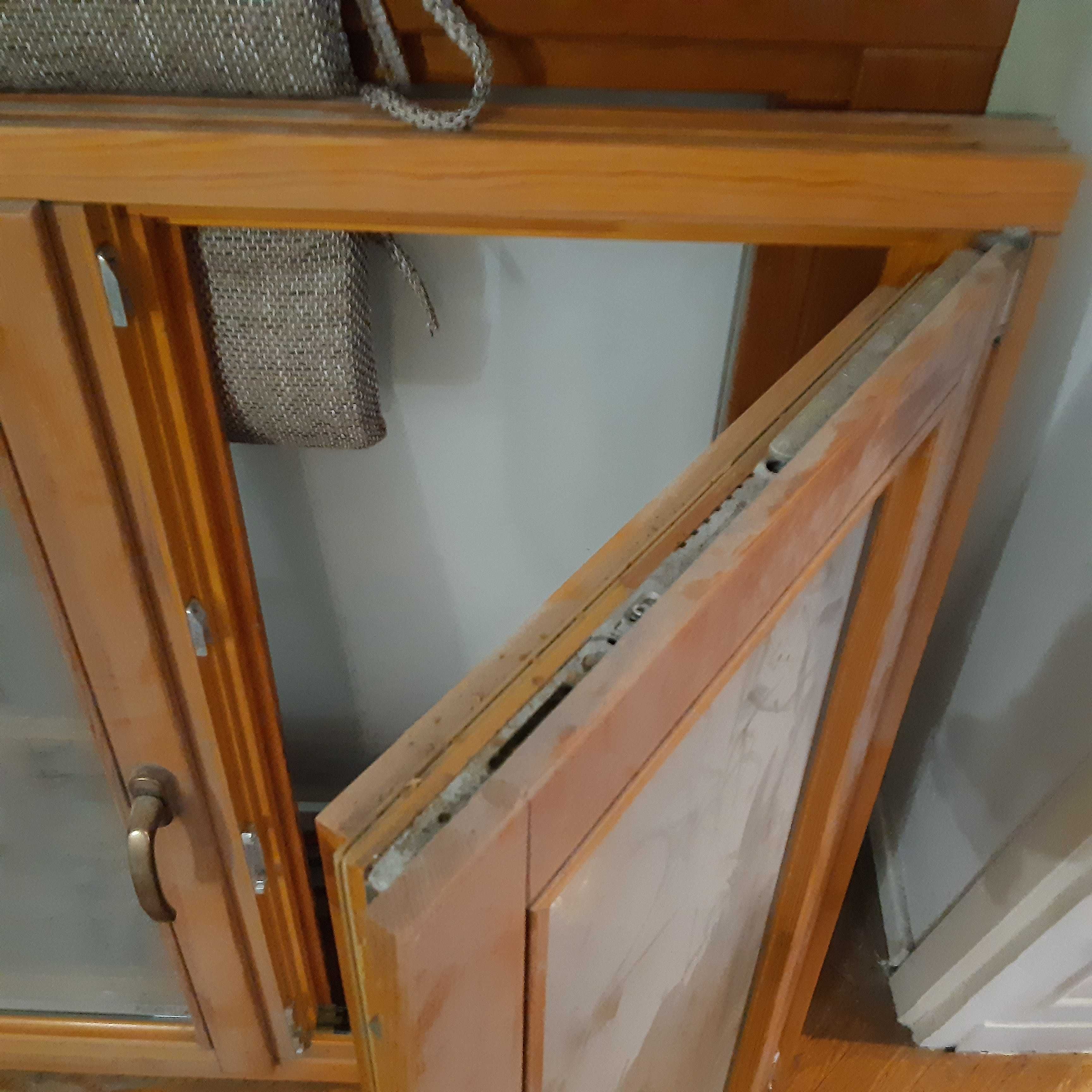 Okno drewniane nowe nigdy nie montowane super jakosc domek narzędziowy