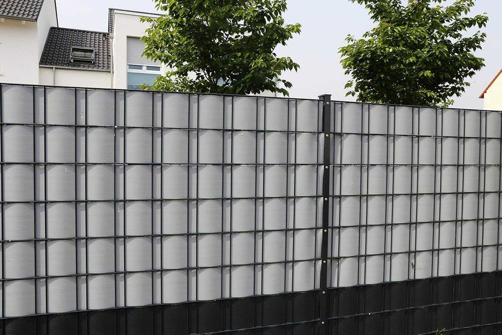 паркан забор огорожа ILESTO ПВХ для садового паркану  35 м x 19 см