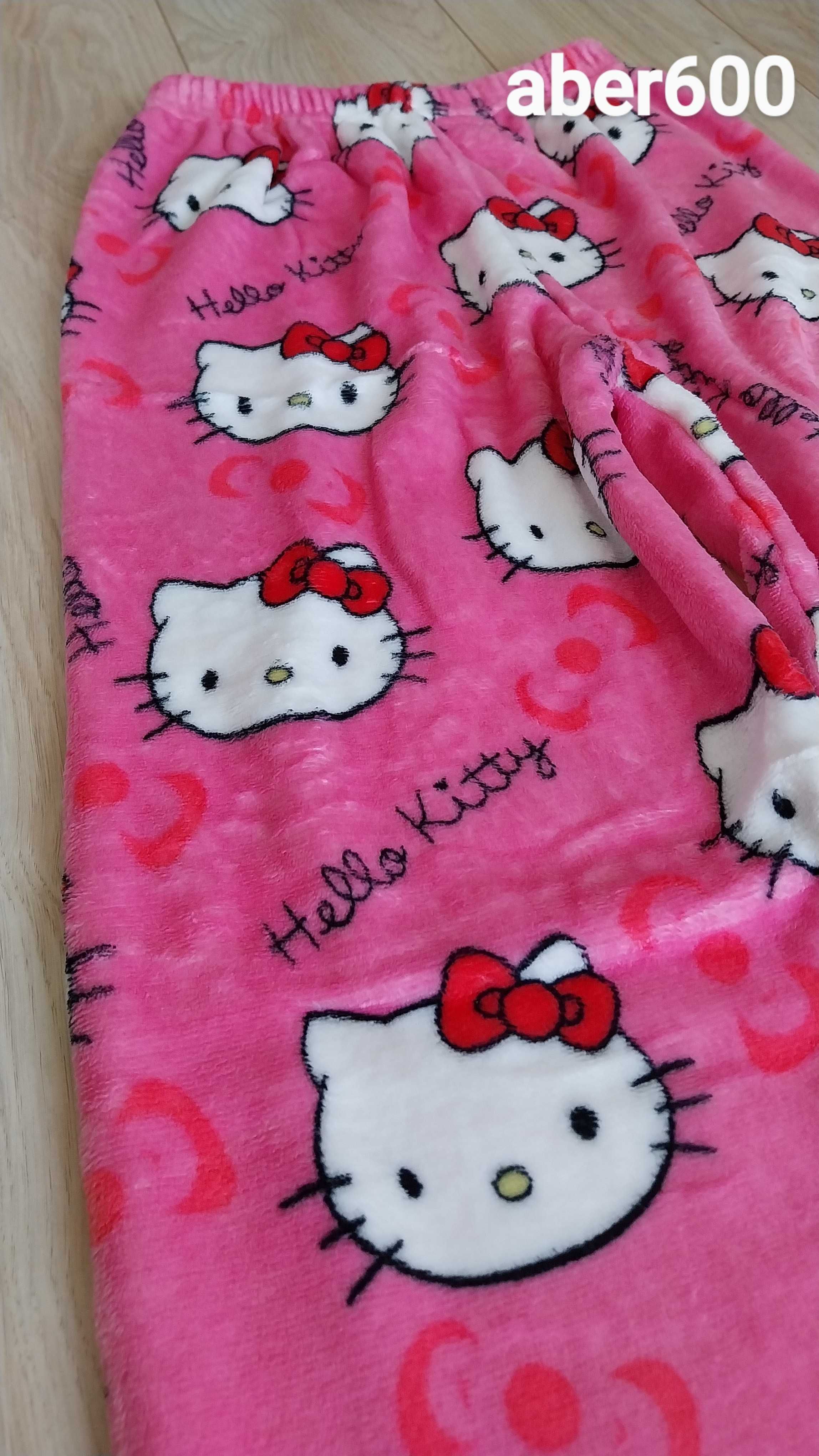Spodnie Hello Kitty ~ Piżamowe ~ Na Prezent ~ Baby Pink ~ L/XL
