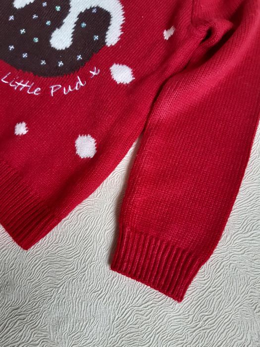 Светр  новорічний  для дівчинки  5-6 F&F