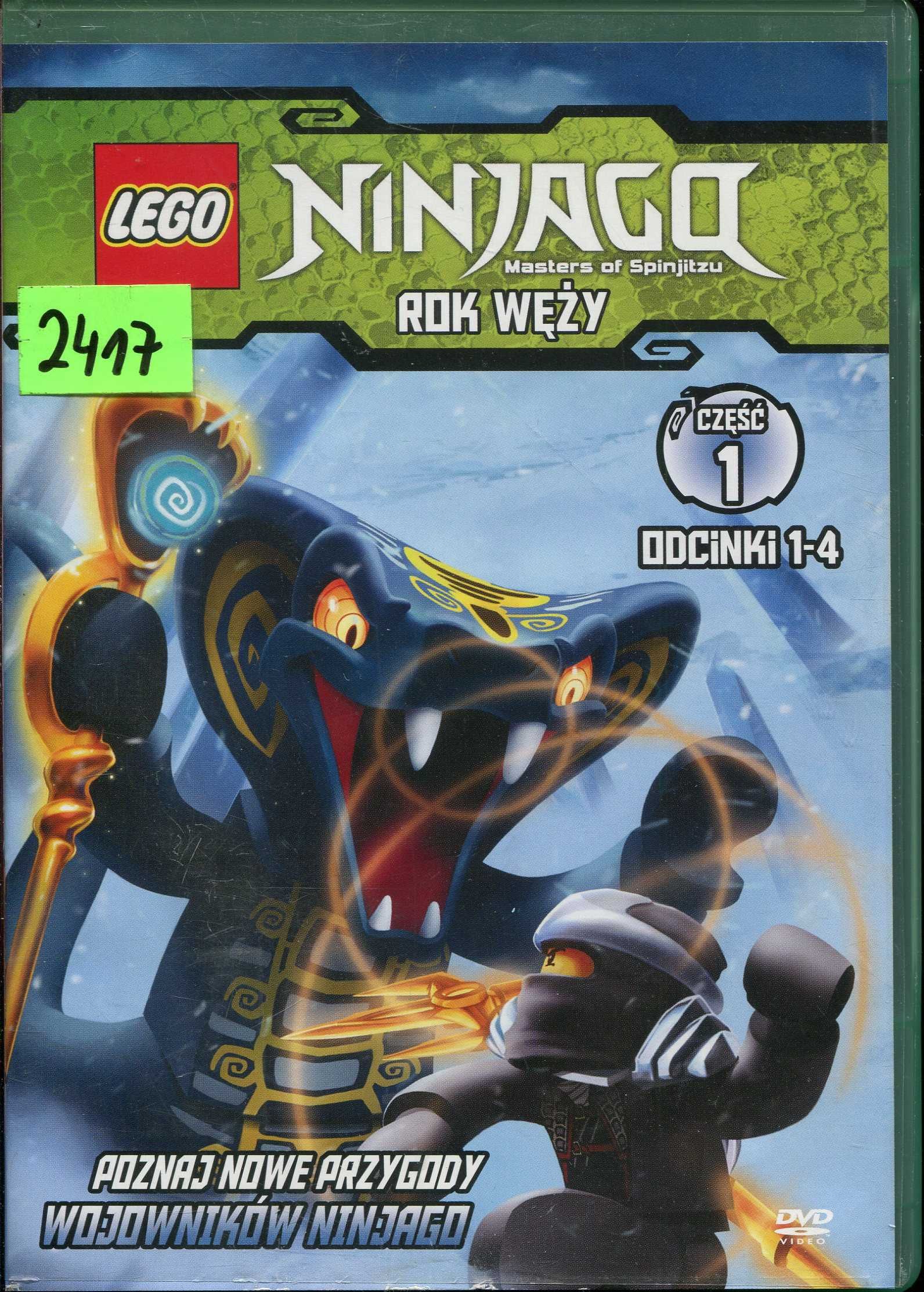 Lego Ninjago 9 płyt dvd