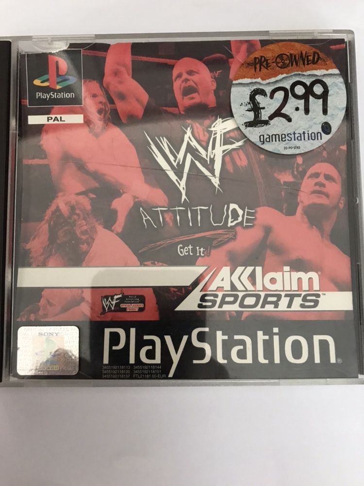 Wrestling PS1 UNIKAT super stan oryginał