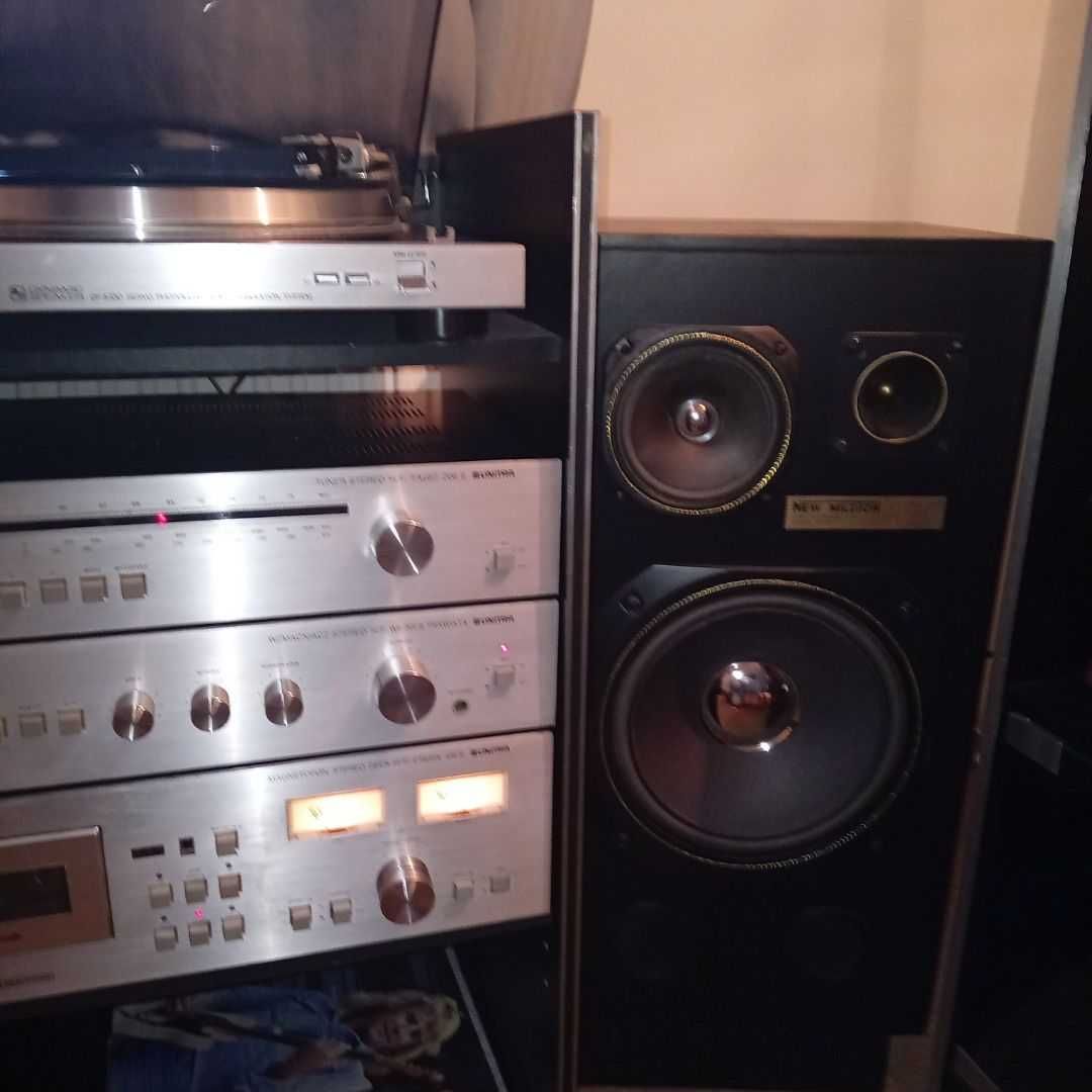 unitra wieża ZM1007 gramofon ,szafka ,kolumny