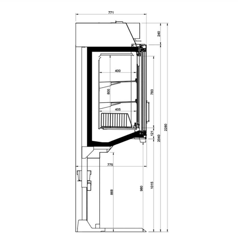 Морозильный шкаф AHT Kinley XL 210 Графит 70. Состояние супер