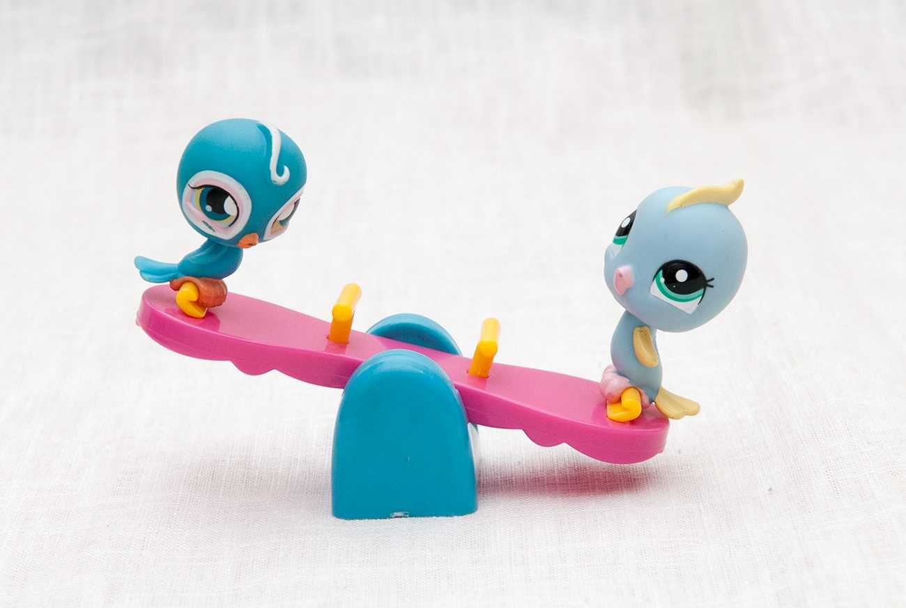 LPS Littlest Pet Shop huśtawka ptaszki zabawka akcesoria