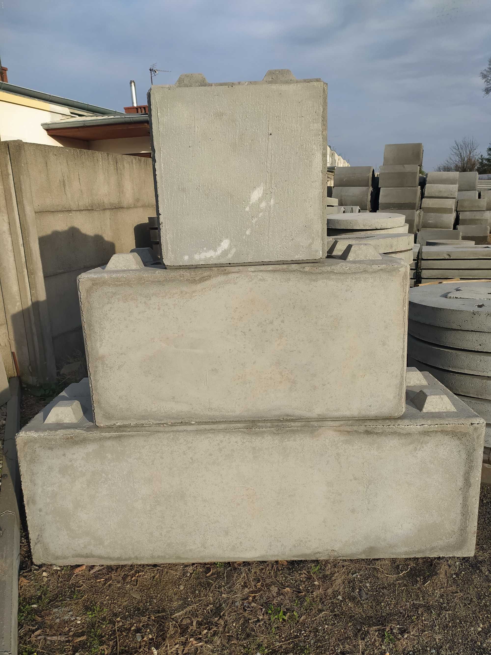 Bloki betonowe typu "LEGO" 180x60x60cm Rawicz