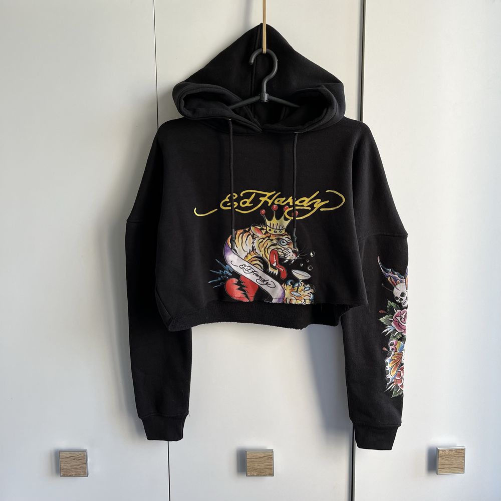 Женский топ худи Ed Hardy