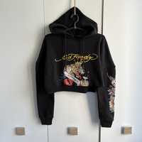 Женский топ худи Ed Hardy