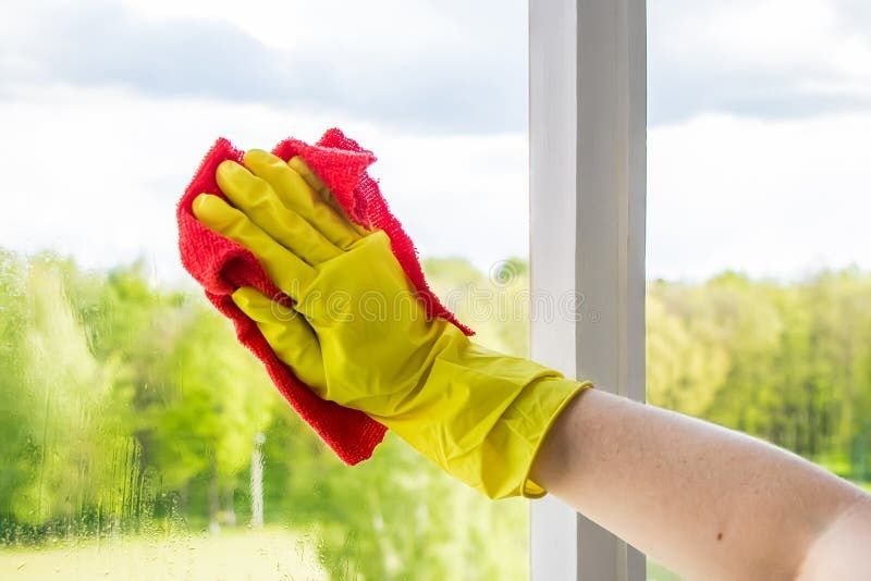 Mycie okien , przeszkleń