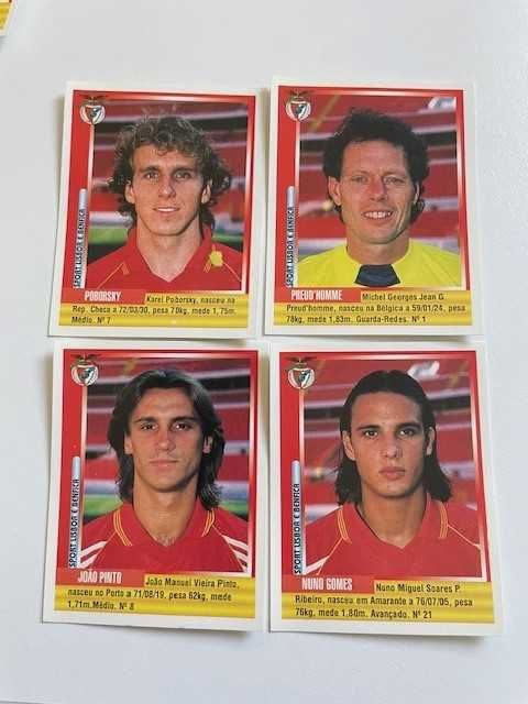 Lote Cromos SL Benfica 1998/1999