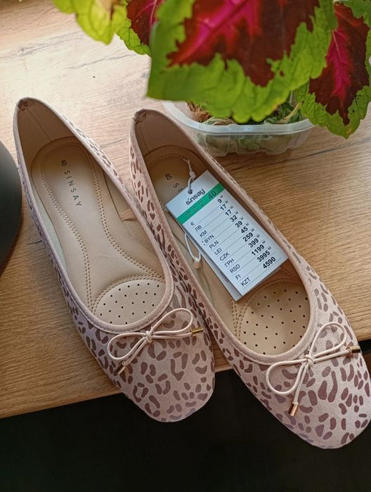 Nowe baleriny SinSay, rozmiar 40
