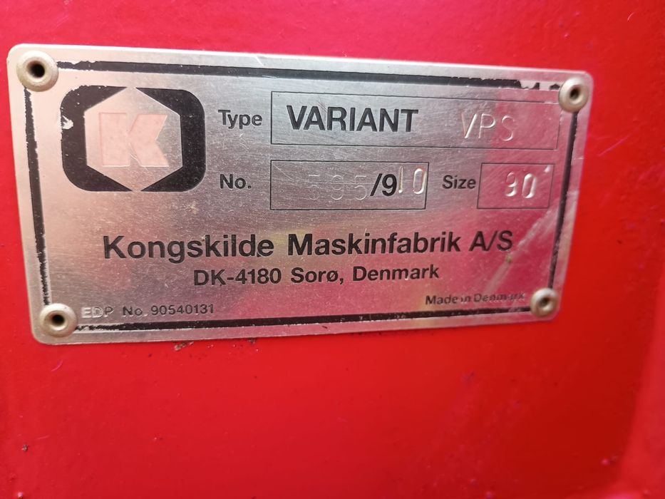 Topowy pług obrotowy Kongskilde 3-skiby/ stan idealny