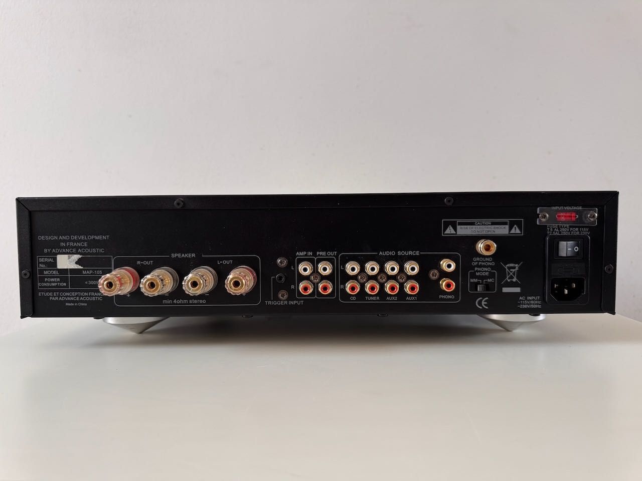 Wzmacniacz audio Advance Acoustic MAP 105