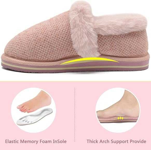 Nowe damskie kapcie / papucie / pantofle / buty / różowe !R-39! 3725!