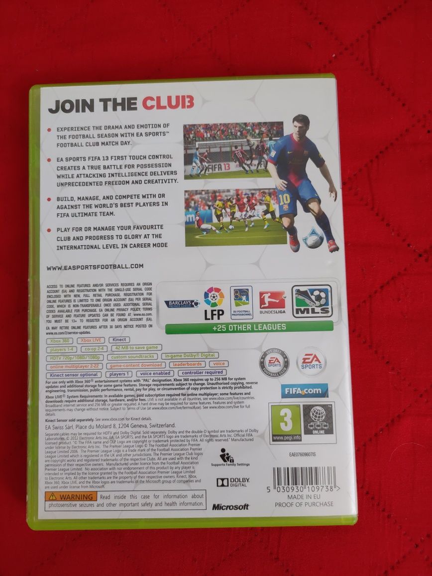 FIFA 13 Xbox 360 stan idealny