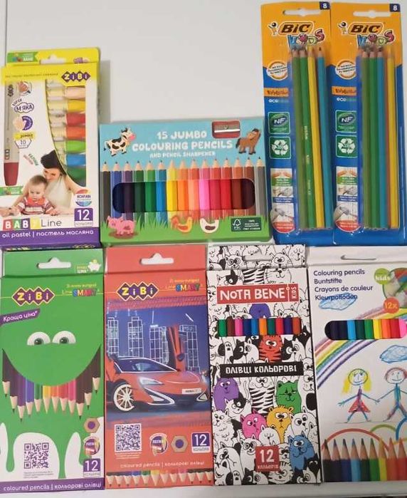 Олівці та фломастери Zibi Bic Class Nota Bene Create