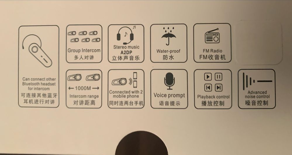 NOWY interkom MaxTo M2 radio bluetooth