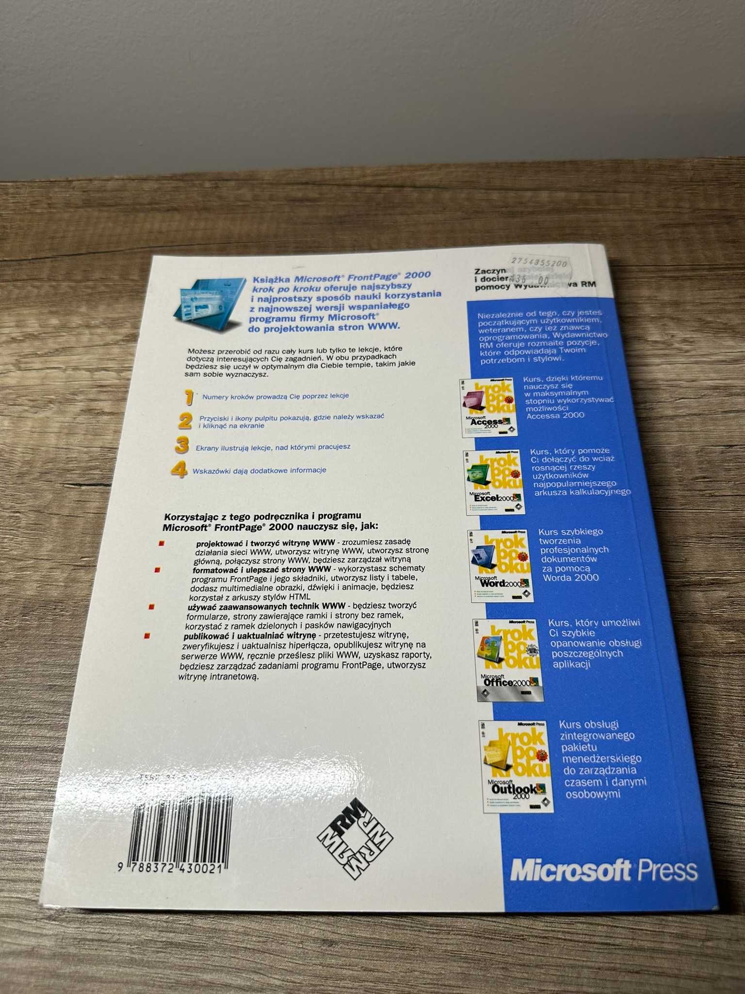 krok po kroku Microsoft FrontPage 2000