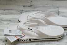 Чоловічі шльопанці тапочки в'єтнамки Crocs Bayaband Flip M10 W12