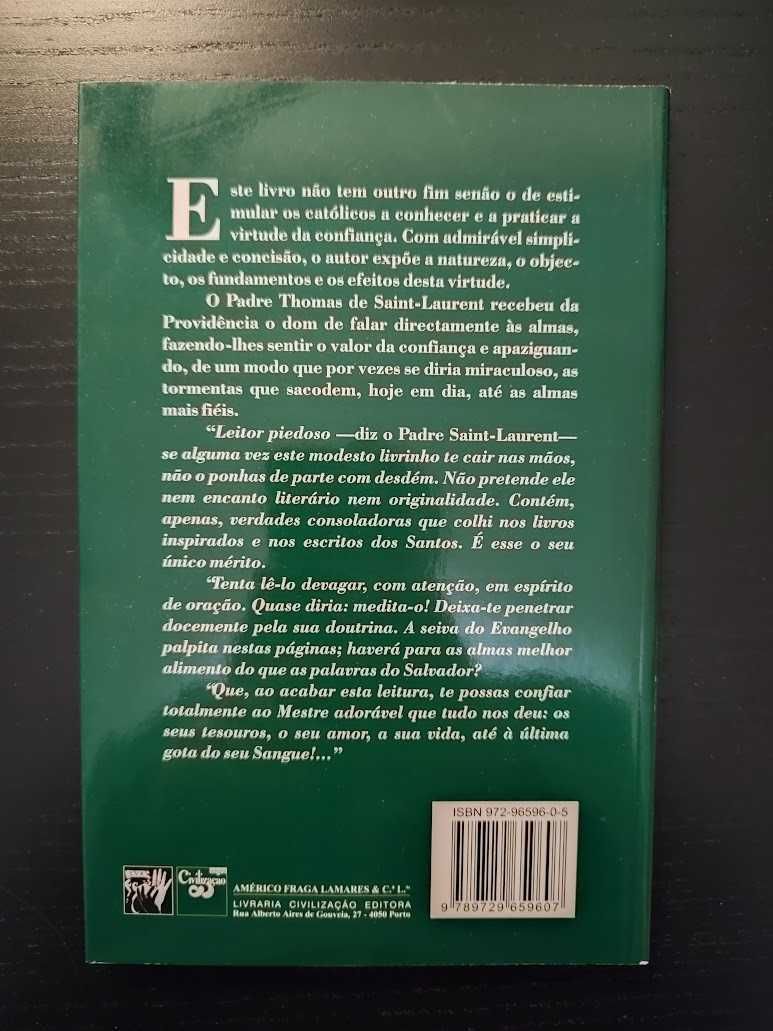 (Env. Incluído) O Livro da Confiança de Thomas de Saint-Laurent