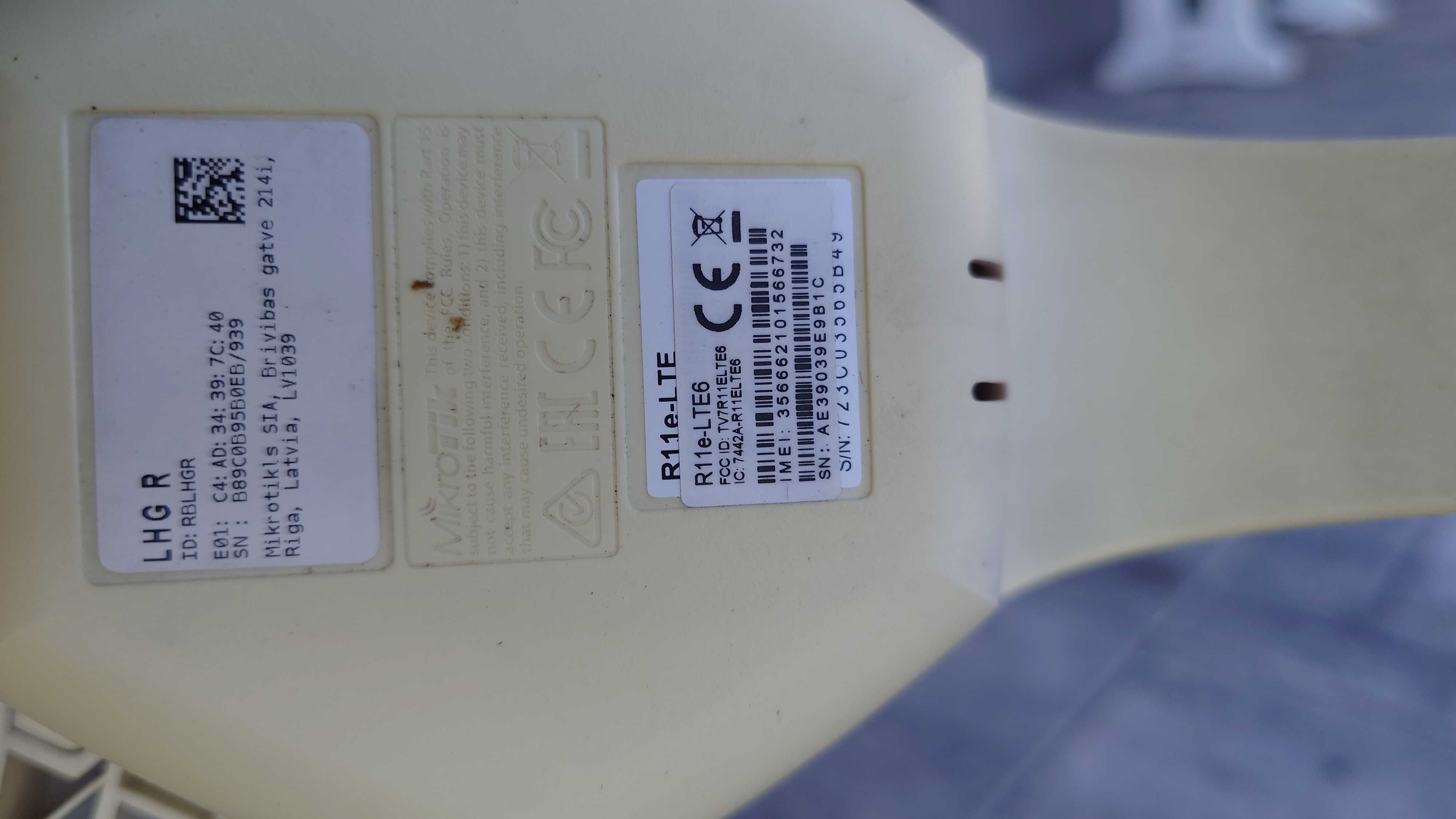 Mikrotik LHGR + R11e-LTE6